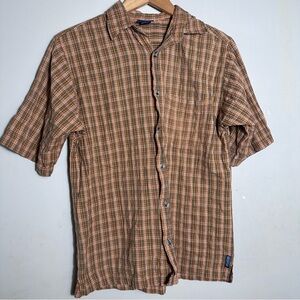 Vintage Plaid Short Sleeve Shirt